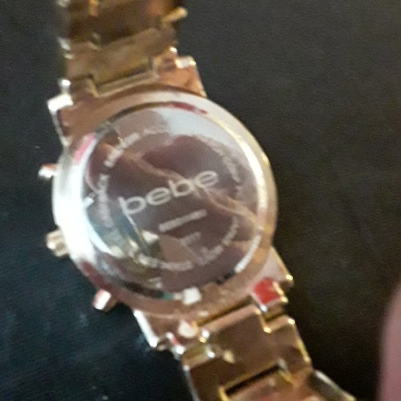 Bebe two tone Crystal Watch, NEW - Picture 3 of 4